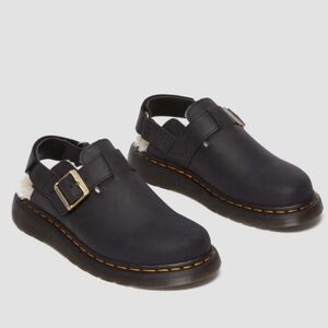 Dr. Martens JORGE II FAUX FUR LINED SLINGBACK MULES